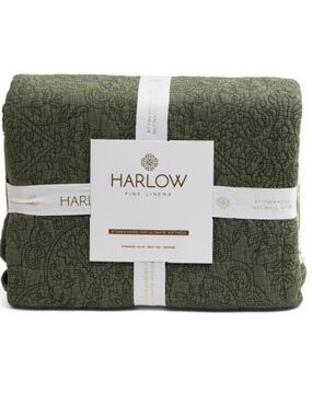 HARLOW Textured Embroidered Quilt
